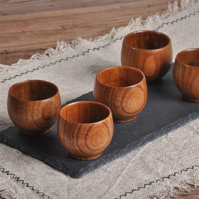 Natural Spruce Wood Cups