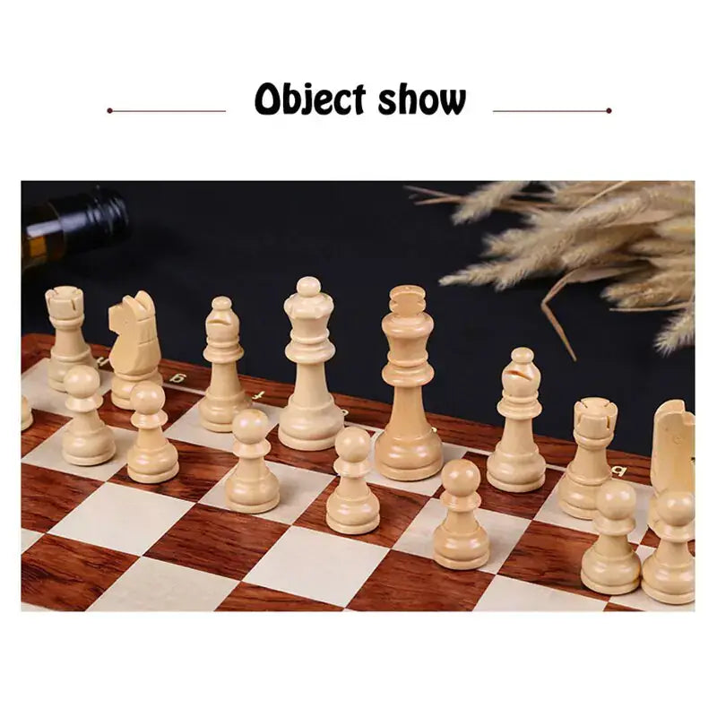 High-Grade Wooden Chess Set