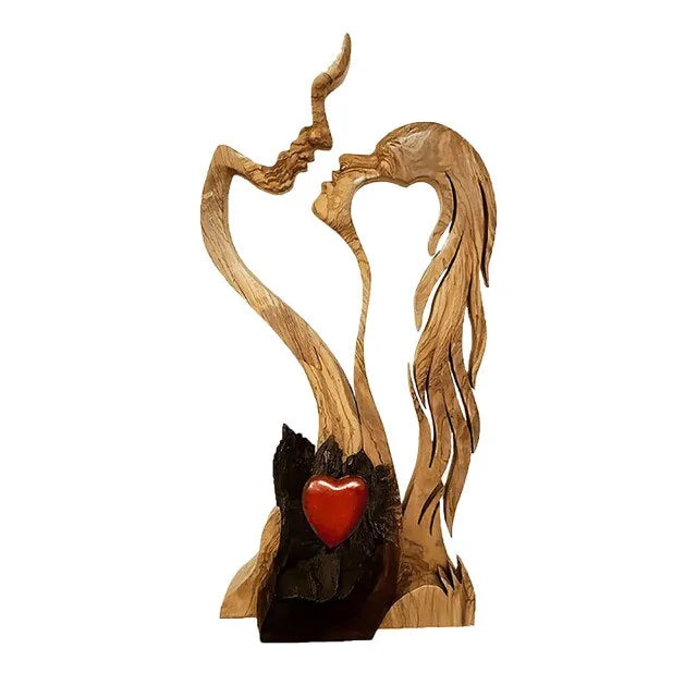 Décoration en bois avec amour éternel