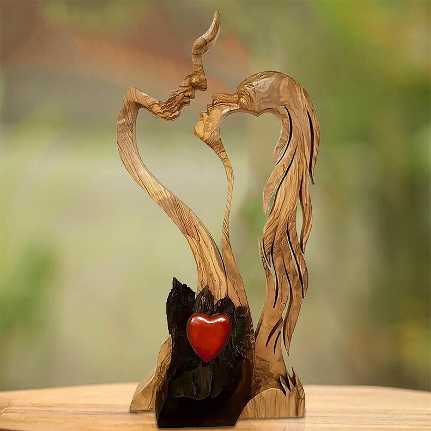 Décoration en bois avec amour éternel