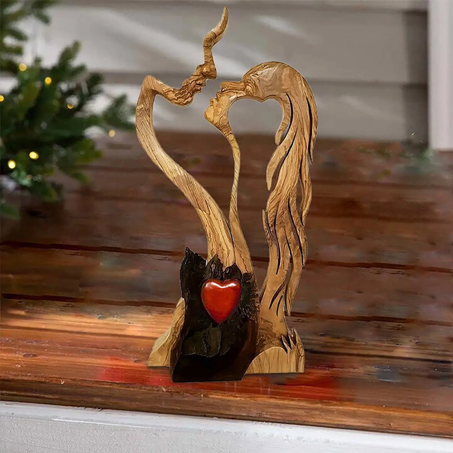 Décoration en bois avec amour éternel